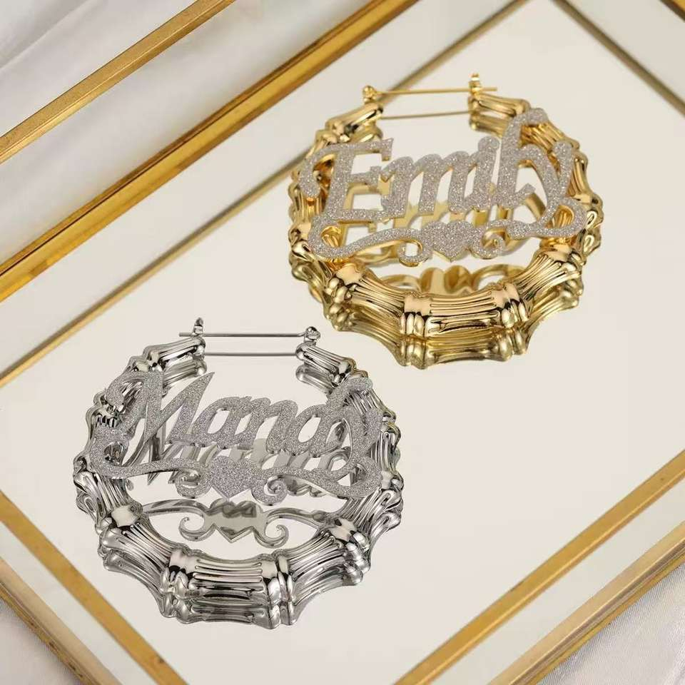Customized Stainless Steel Name Letter Necklace