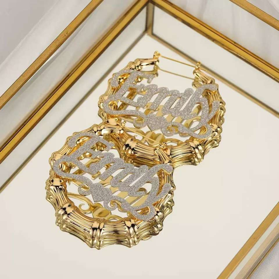 Customized Stainless Steel Name Letter Necklace