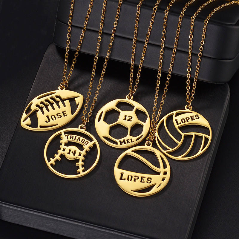 18K Gold Plated Ball Pendant Necklace