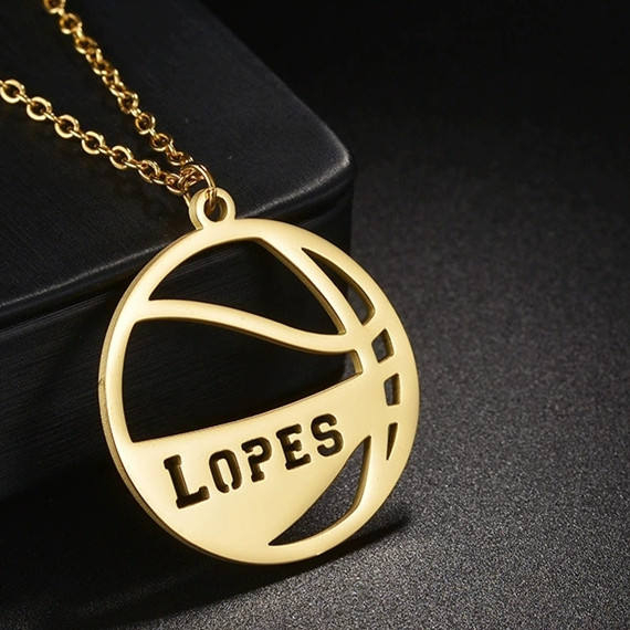 18K Gold Plated Ball Pendant Necklace