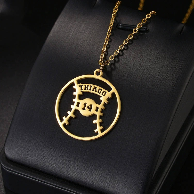 Gold Plated Pendant Necklace Detail