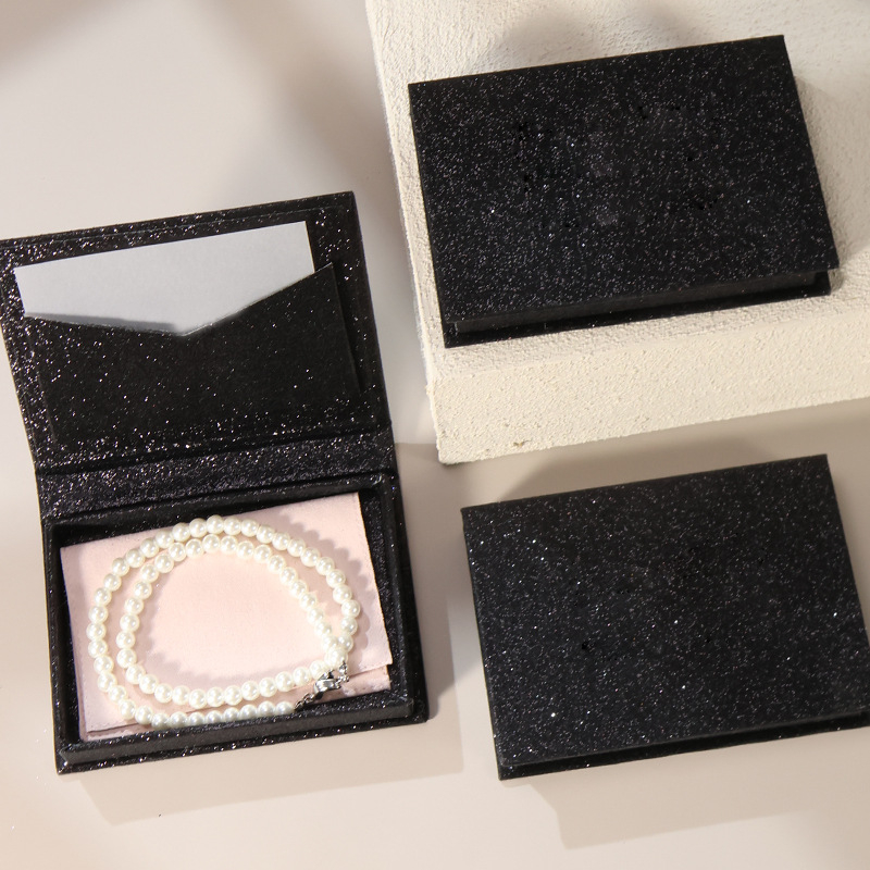 Luxurious Textured Rectangular Jewelry Box for Jewelry Brands
