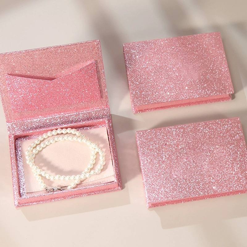 Luxurious Textured Rectangular Jewelry Box for Jewelry Brands