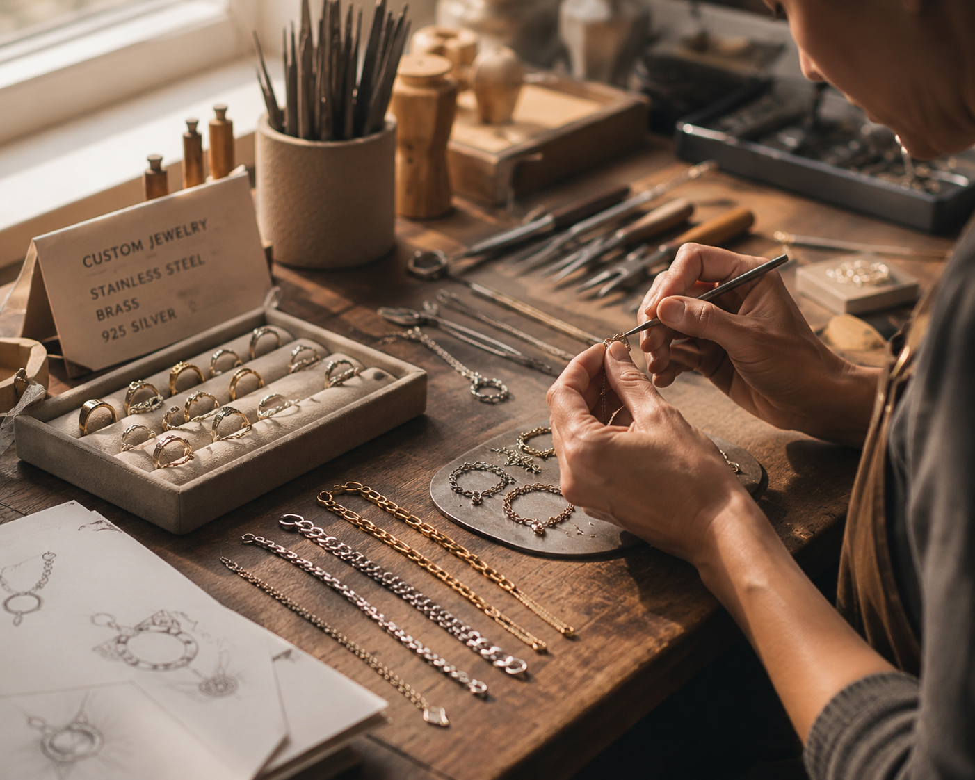 Craftsman hands