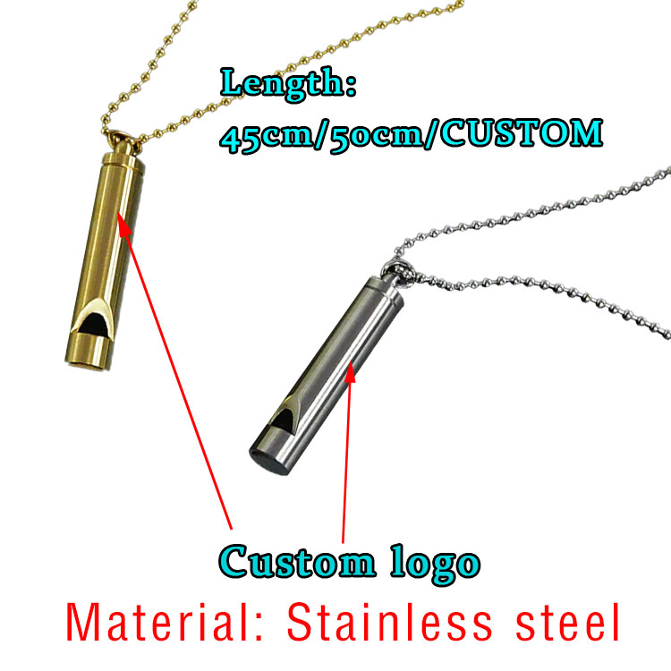 SSeeSY Anxiety Relief Breathing Tube Stainless Steel Pendant Necklace for Stress Calm Meditation Jewelry