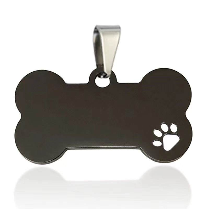 SSeeSY Personalized Custom Bulk Custom Multiple Shape Stainless‑Steel Pet ID Dog Tags Laser‑Etched Pet Identification Jewelry