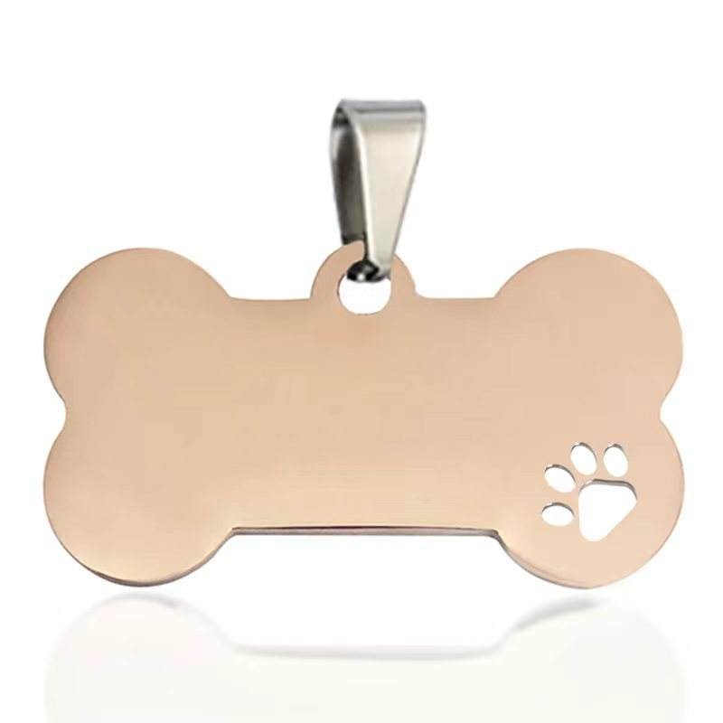 SSeeSY Personalized Custom Bulk Custom Multiple Shape Stainless‑Steel Pet ID Dog Tags Laser‑Etched Pet Identification Jewelry