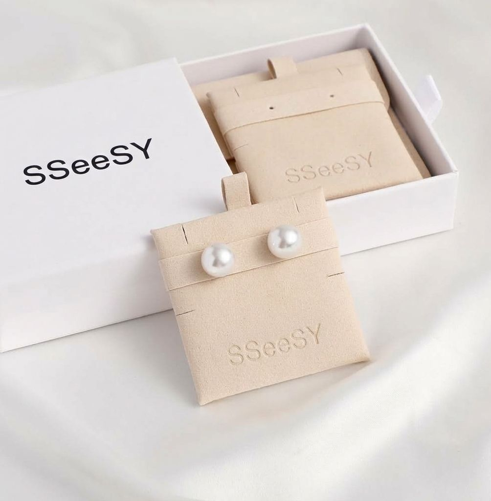 SSeeSY Jewelry Package Lining Card With Color Hold for Jewelry Card Display Earrings Necklaces Bracelet Custom Jewelry Packaging Box