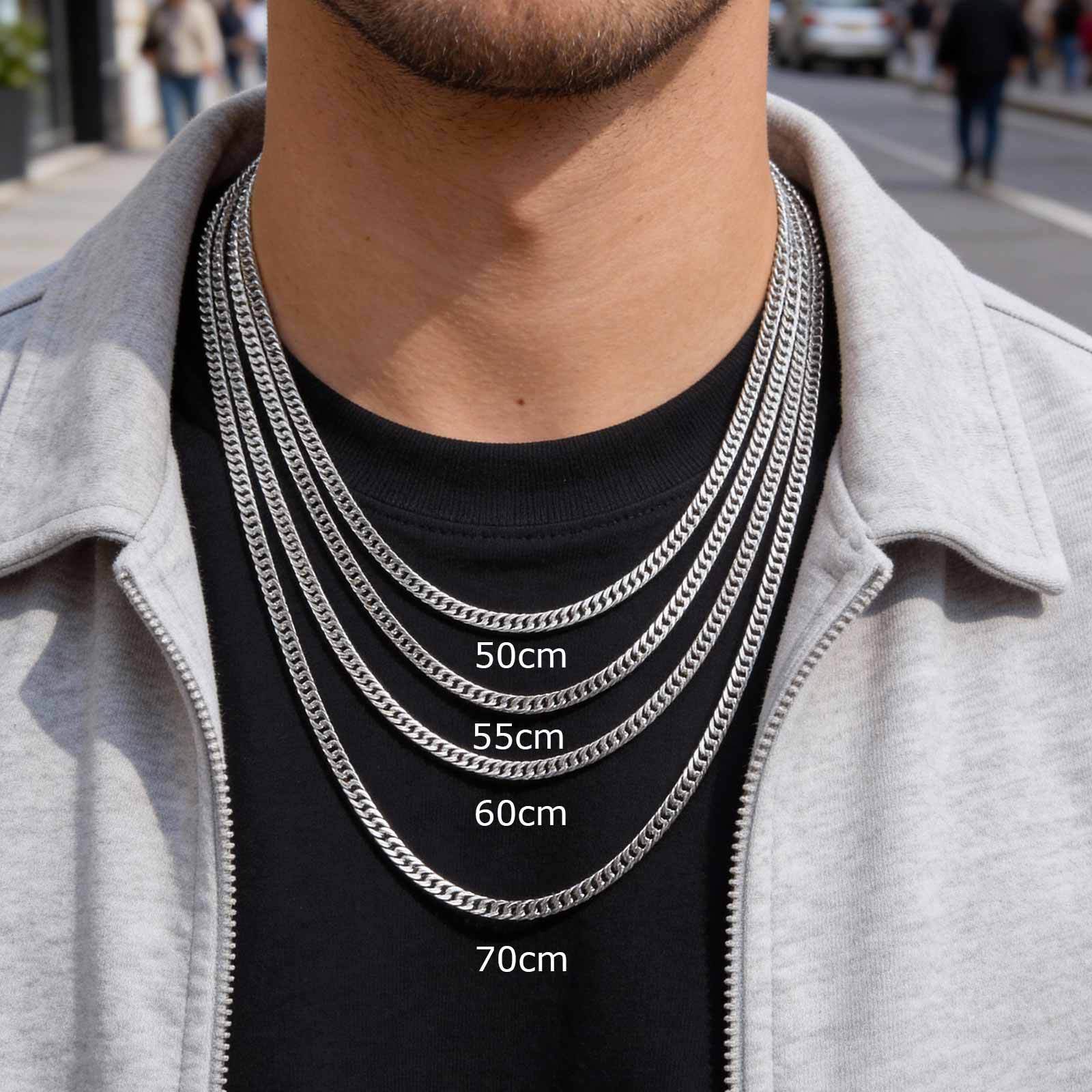 SSeeSY Fashion Hip Hop Custom Stainless Steel Jewelry Chain Necklaces Unisex Waterproof Hypoallergenic Jewelry Unisex Waterproof Hypoallergenic Jewelry