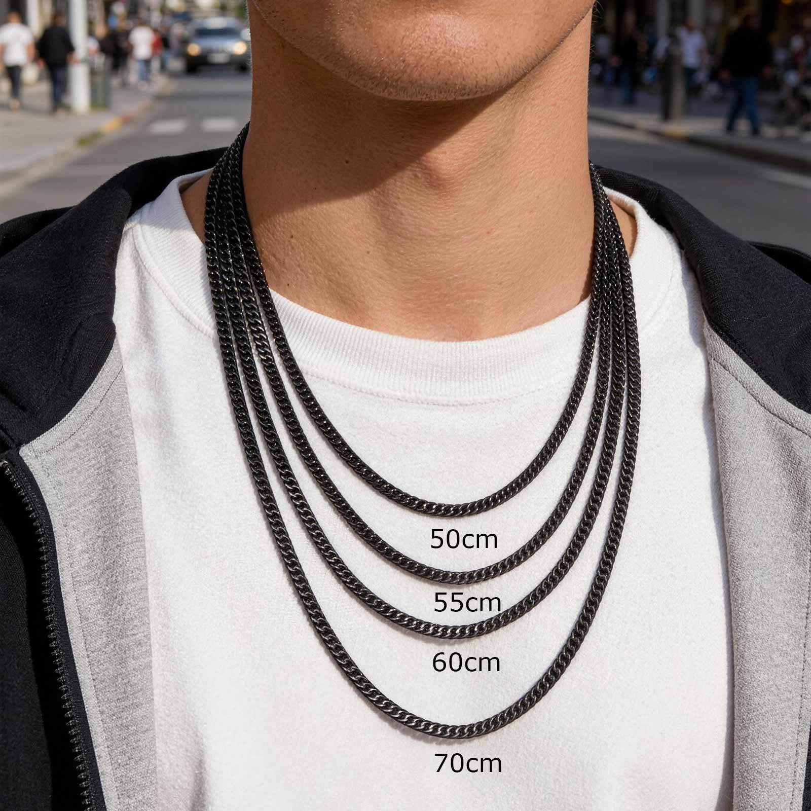 SSeeSY Fashion Hip Hop Custom Stainless Steel Jewelry Chain Necklaces Unisex Waterproof Hypoallergenic Jewelry Unisex Waterproof Hypoallergenic Jewelry