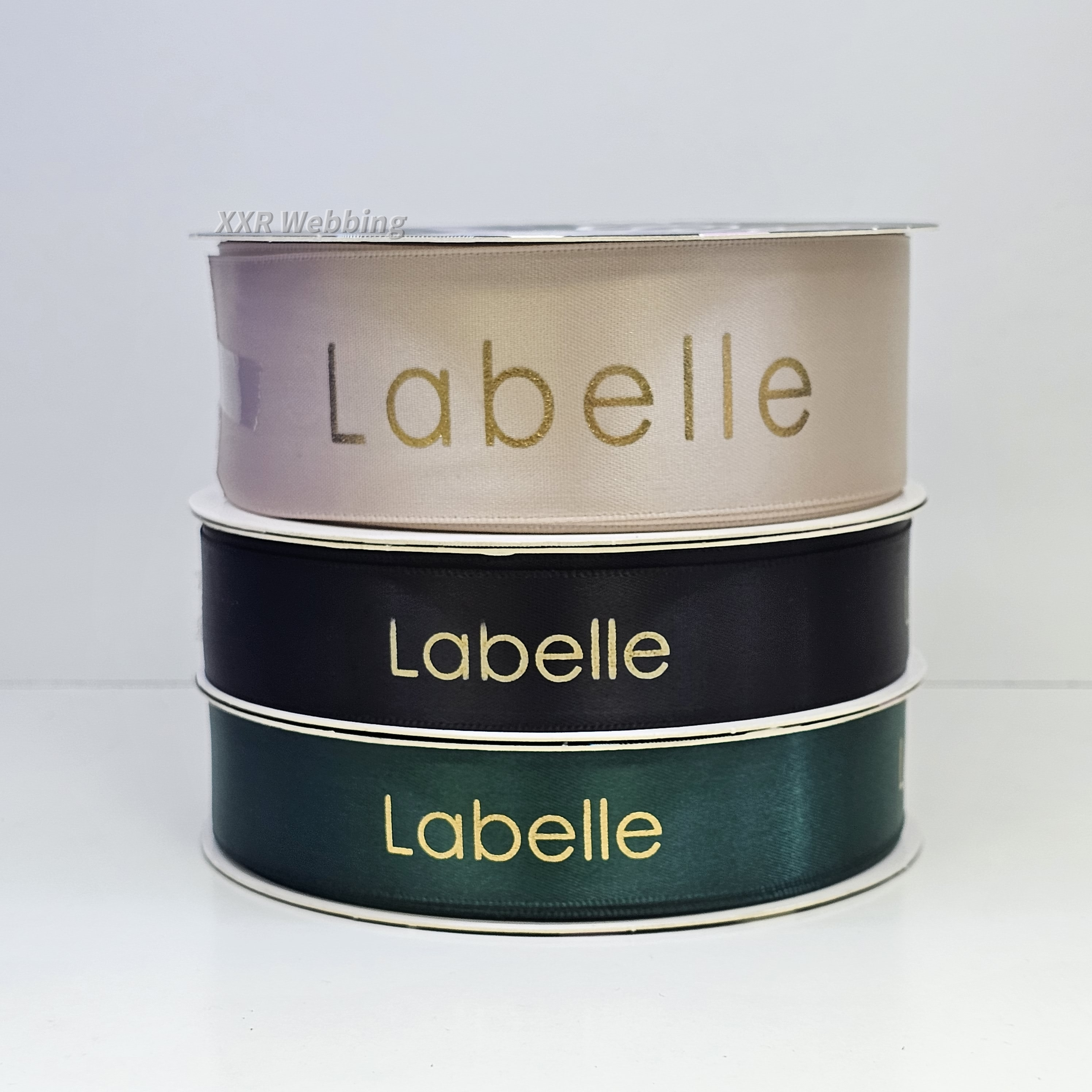 Wholesale Polyester Grosgrain Ribbon Custom Pattern Printed Grosgrain Ribbon For Packaging