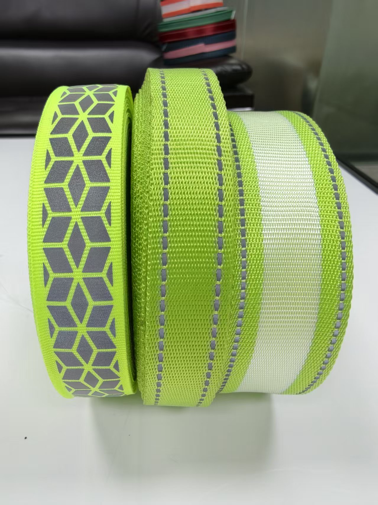 High Visibility Pet Reflective Webbing For Dog Leash And Pet Harness Manufacturing