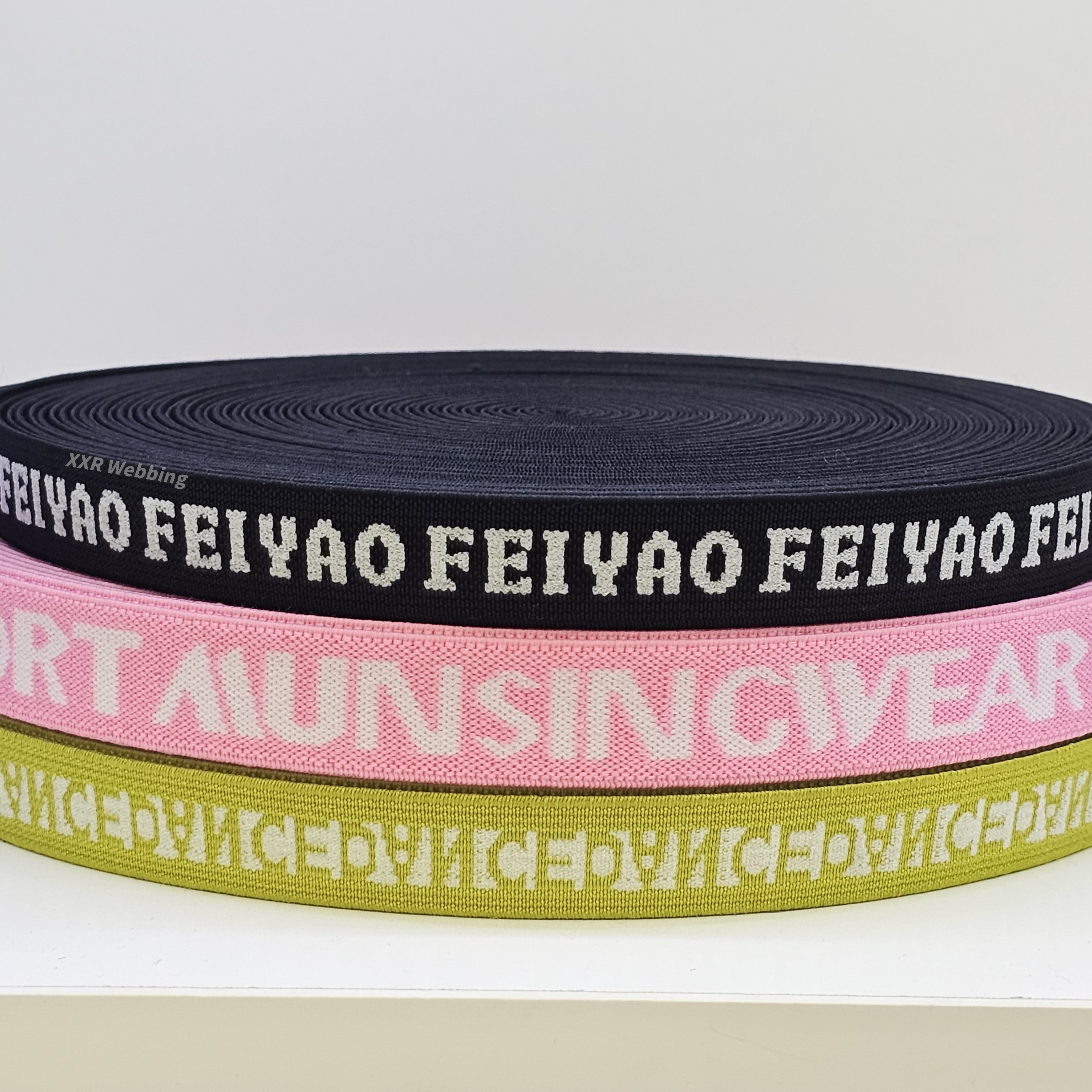 Custom Printed Elastic Decorations Webbing Wholesale For DIY And Apparel Trimming