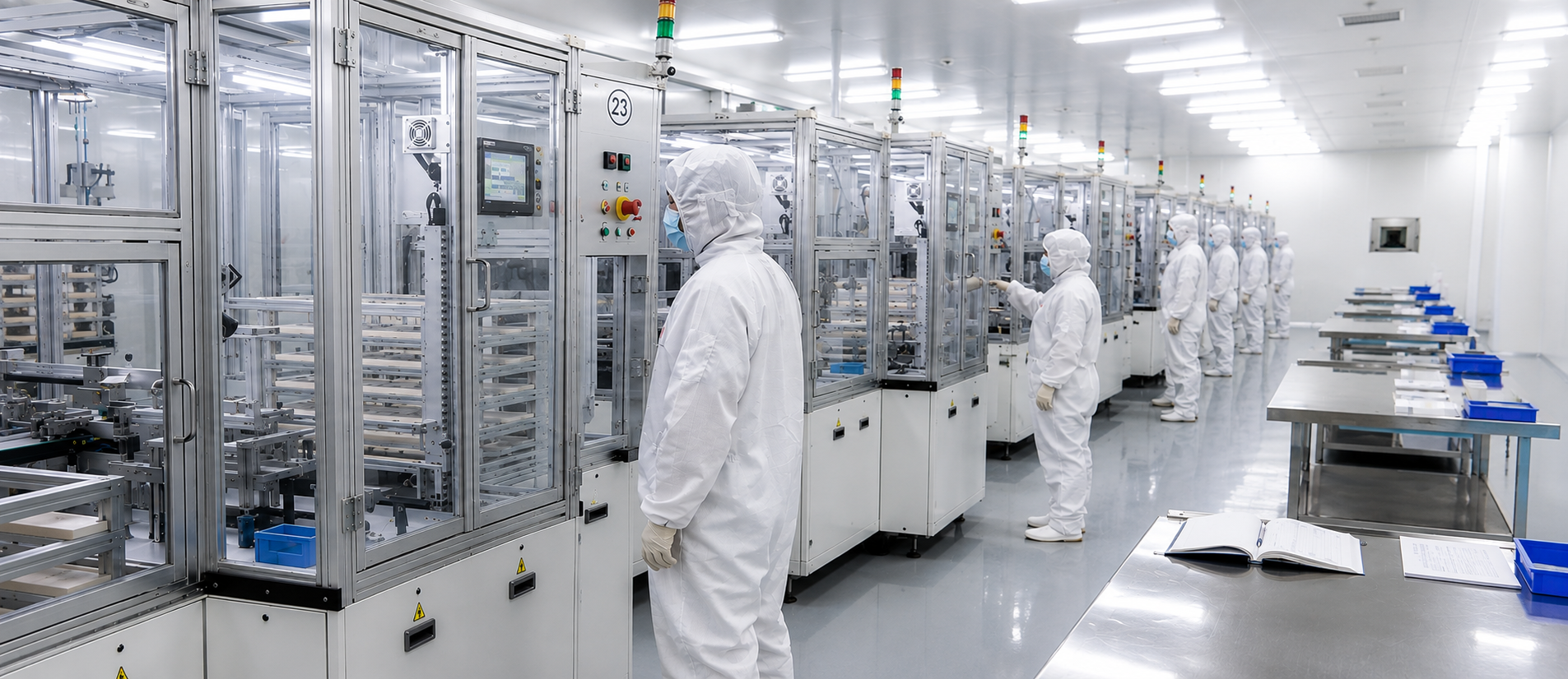 Semiconductor wafer manufacturing facility