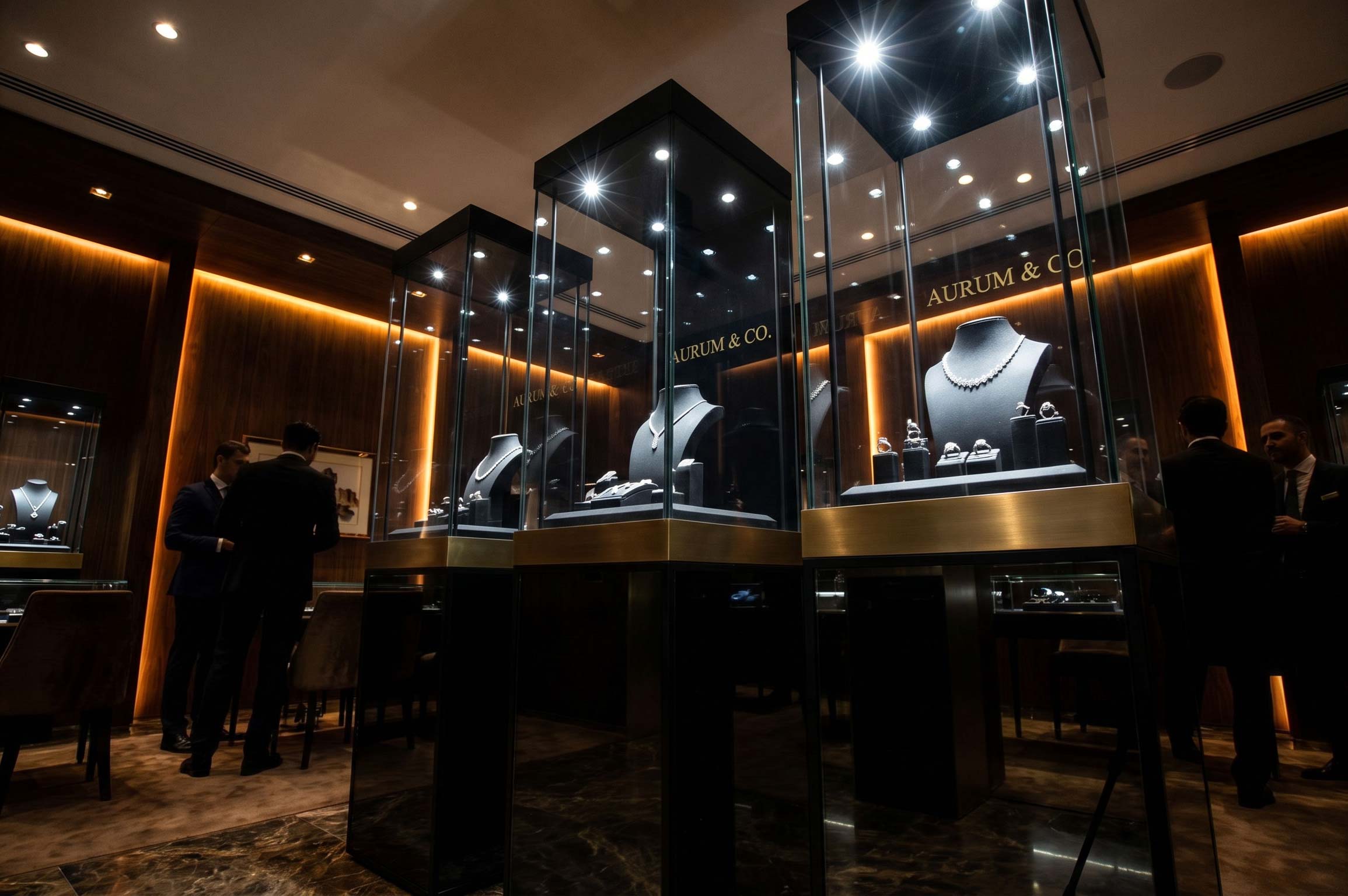 Custom Jewelry Counter Display Cases — Shangyuan Manufacturer