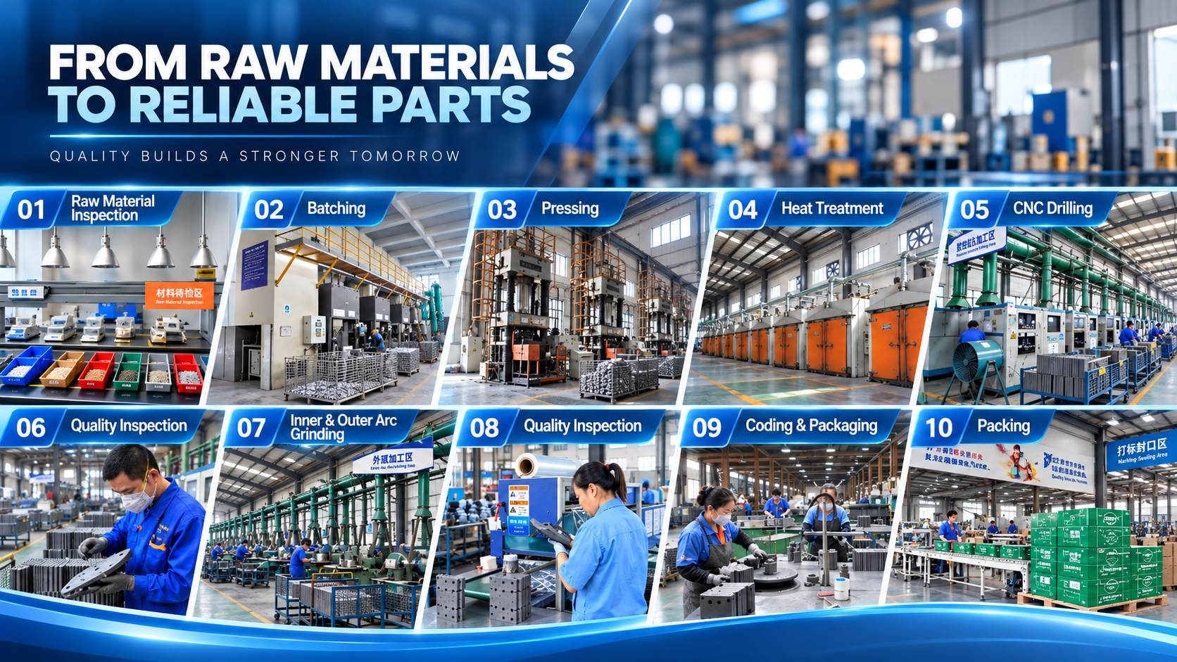 How Toughpro Controls Brake Pad Quality: From Raw Material to Final Inspection
