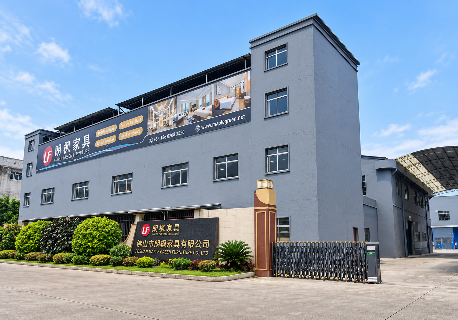 Maple Green Foshan furniture manufacturing workshop