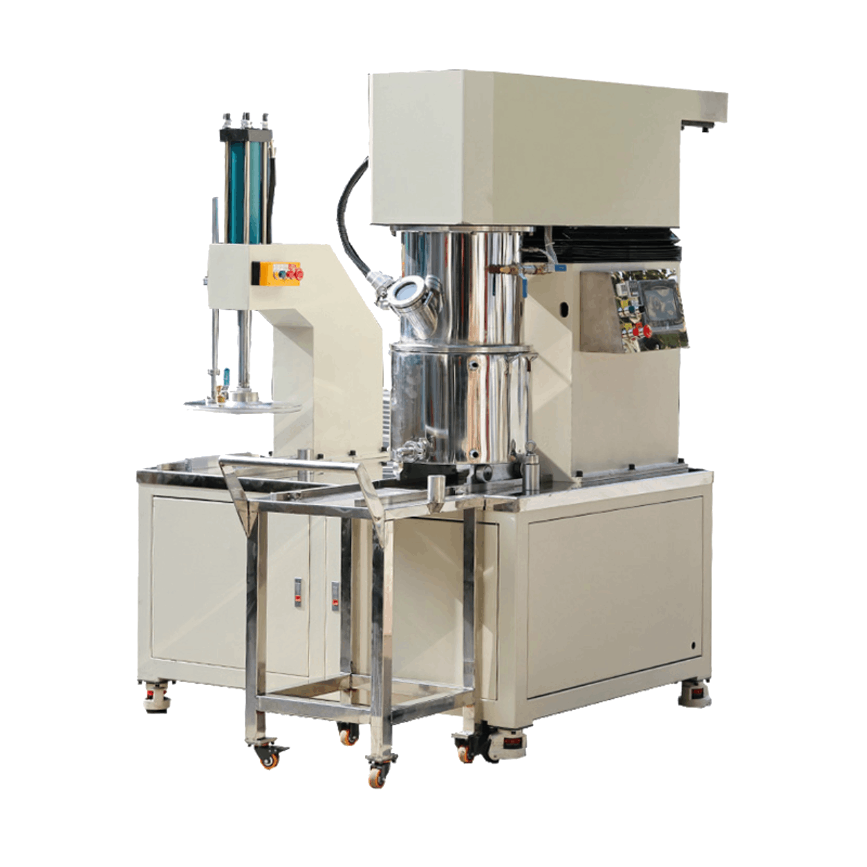 Integrated Press-Discharge Mixer