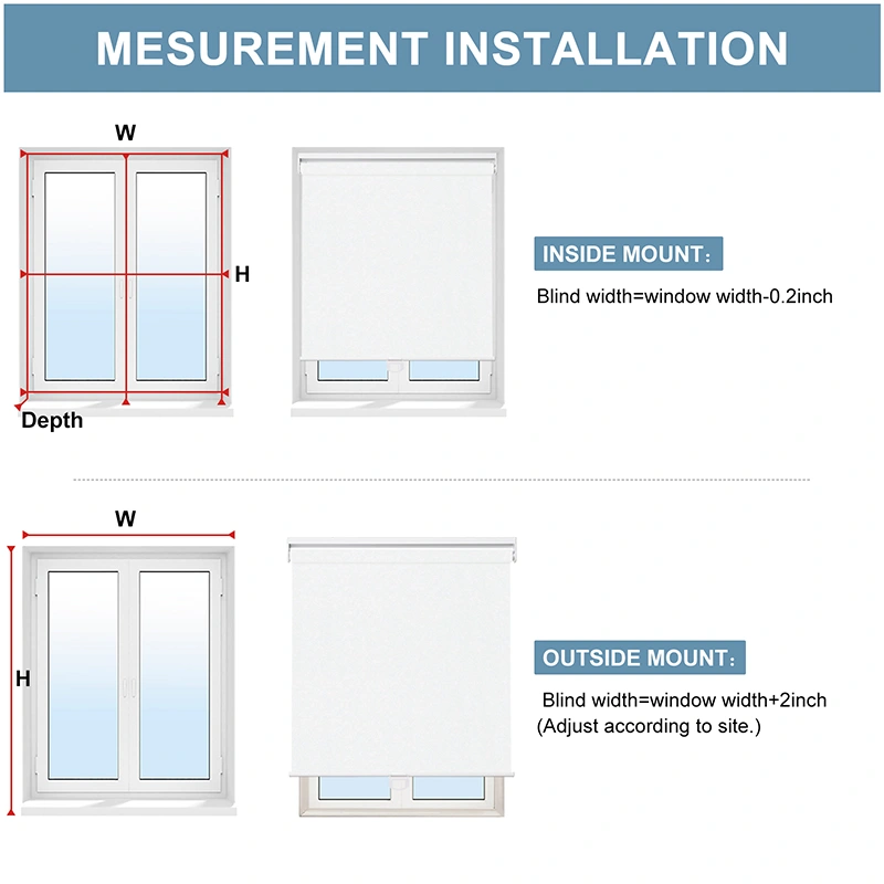 How to Measure Roller Shades