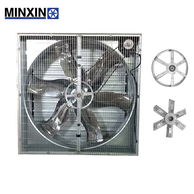 Variable Sizes Wall Mount Box Type Industrial Air Extractor Poultry Greenhouse Ventilation Exhaust Fan