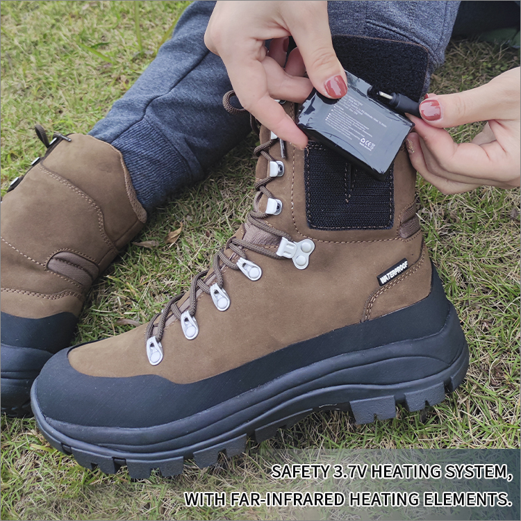 8 Inch Waterproof Hunter Heat Hunting Boot High-Traction Grip