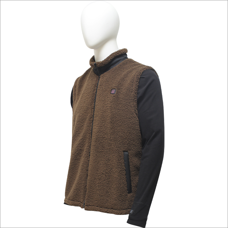 Men's Mountainside Heated Fleece Vest with 3 level temperature