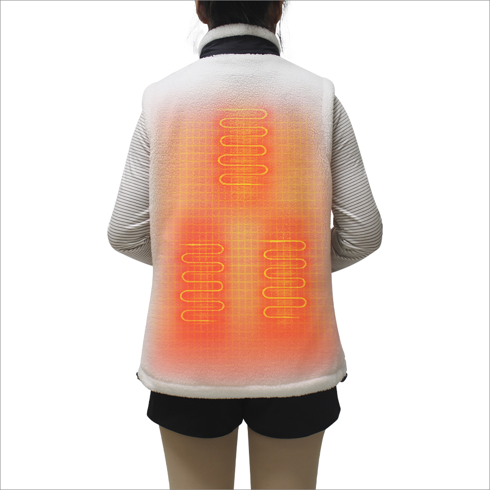 Women's Casual Soft Heated Polar Fleece Vest