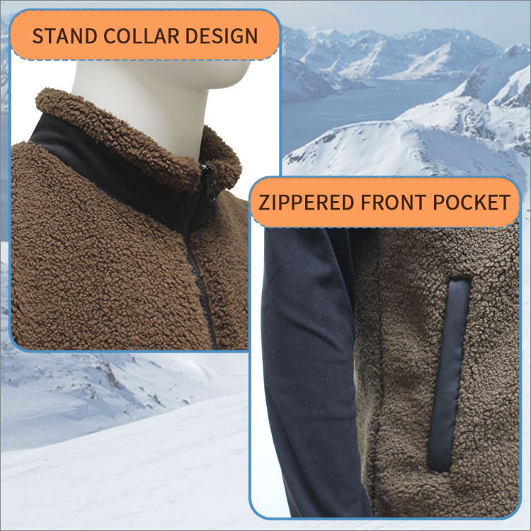 Men's Mountainside Heated Fleece Vest with 3 level temperature