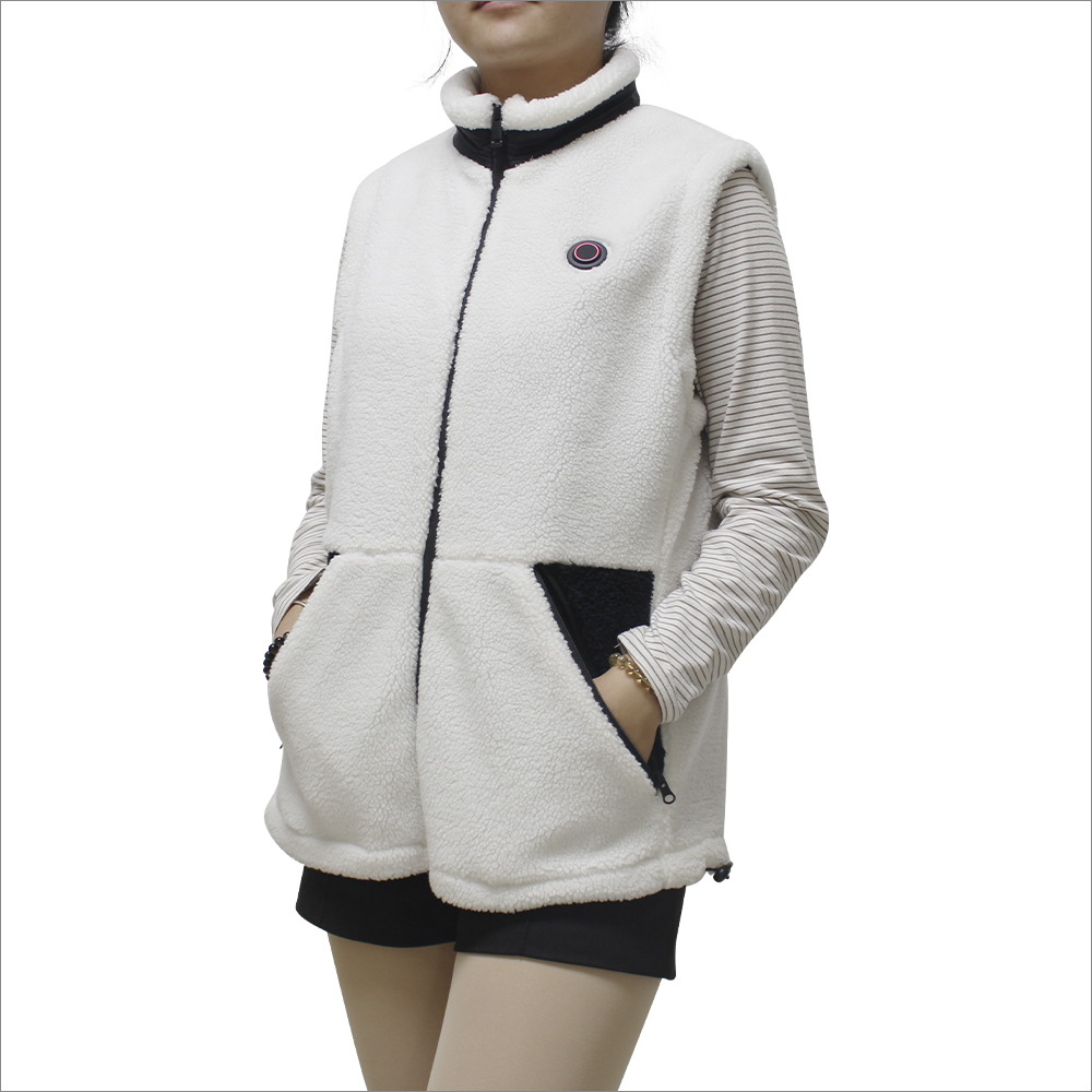 Women's Casual Soft Heated Polar Fleece Vest
