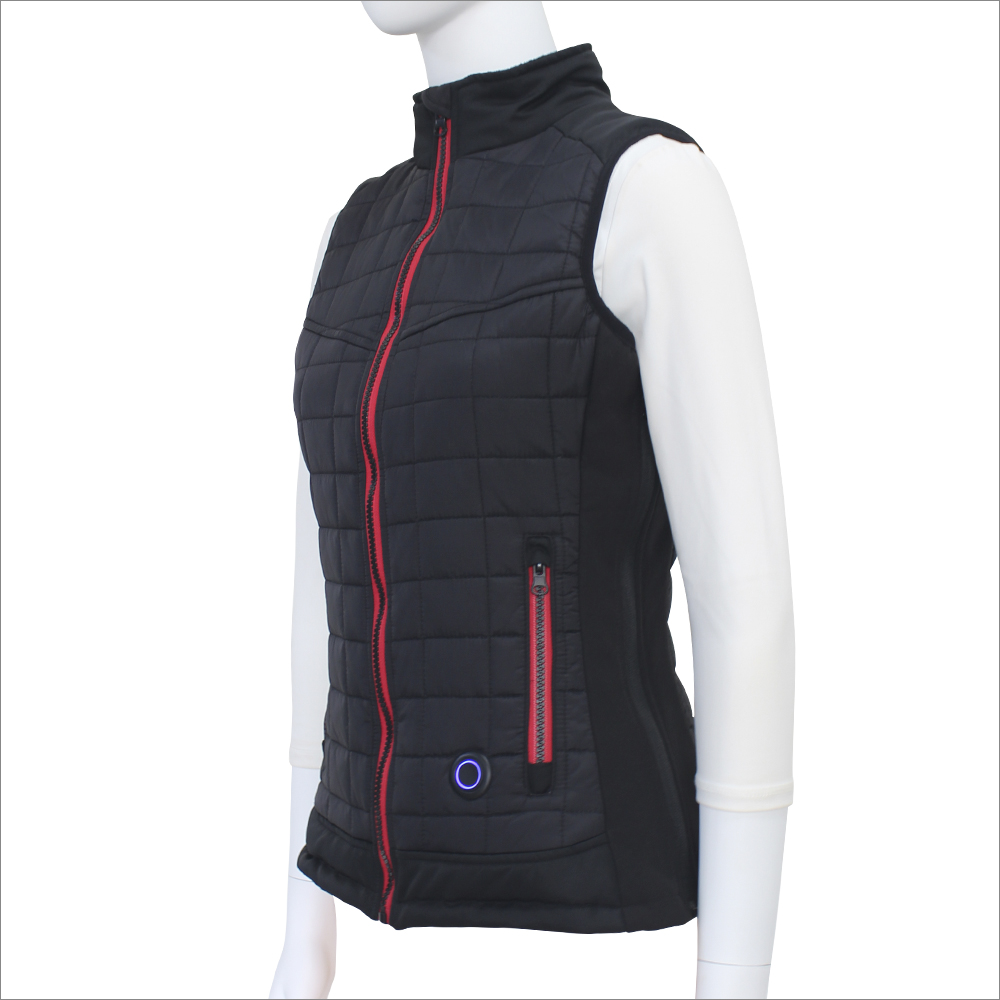 Women's Runner Walking Hiking Lightweight Heated Thermal Padded Gilet
