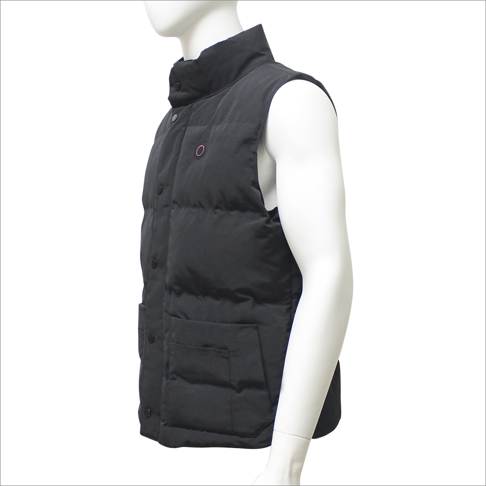 Battery Powered 5V 7.4V Men's Two-Way Zipper Puffer Heated Vest