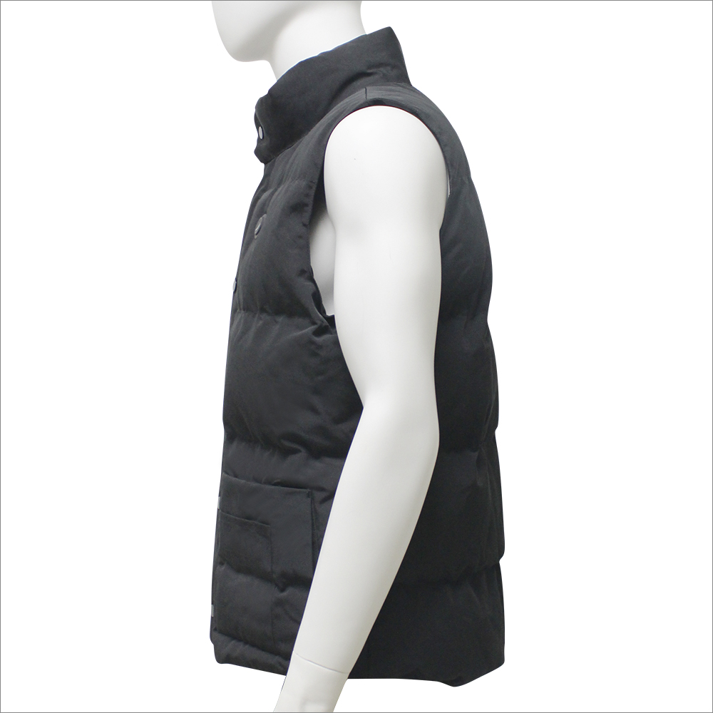 Battery Powered 5V 7.4V Men's Two-Way Zipper Puffer Heated Vest