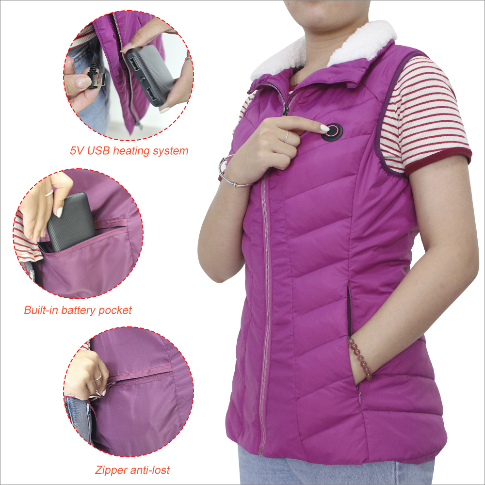 Battery Powered 5V 7.4V Heated Vest