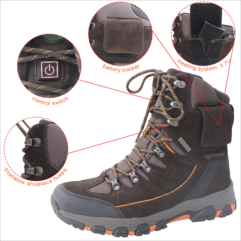 3.7v Electric Battery Powered Heated boots Shoes