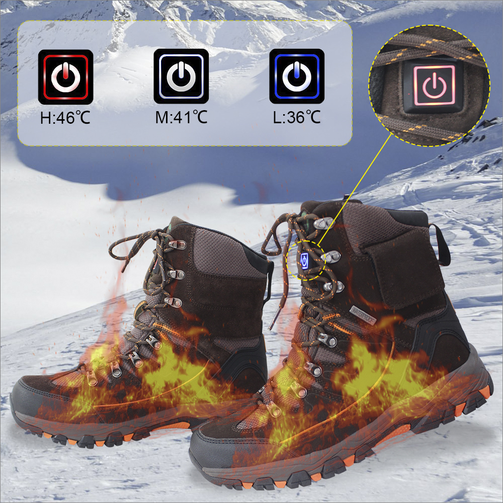3.7v Electric Battery Powered Heated boots Shoes
