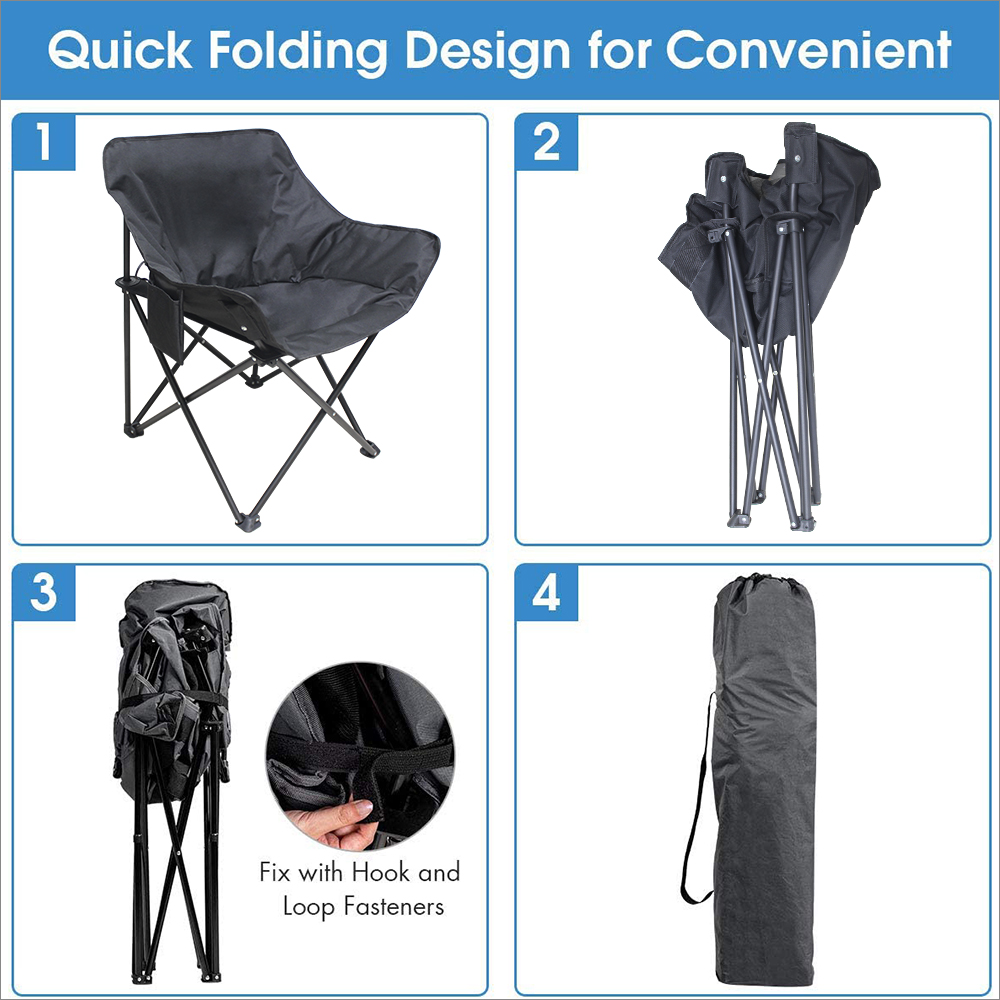 Foldable Heated Camo Chair with for Hunting Fishing Hiking