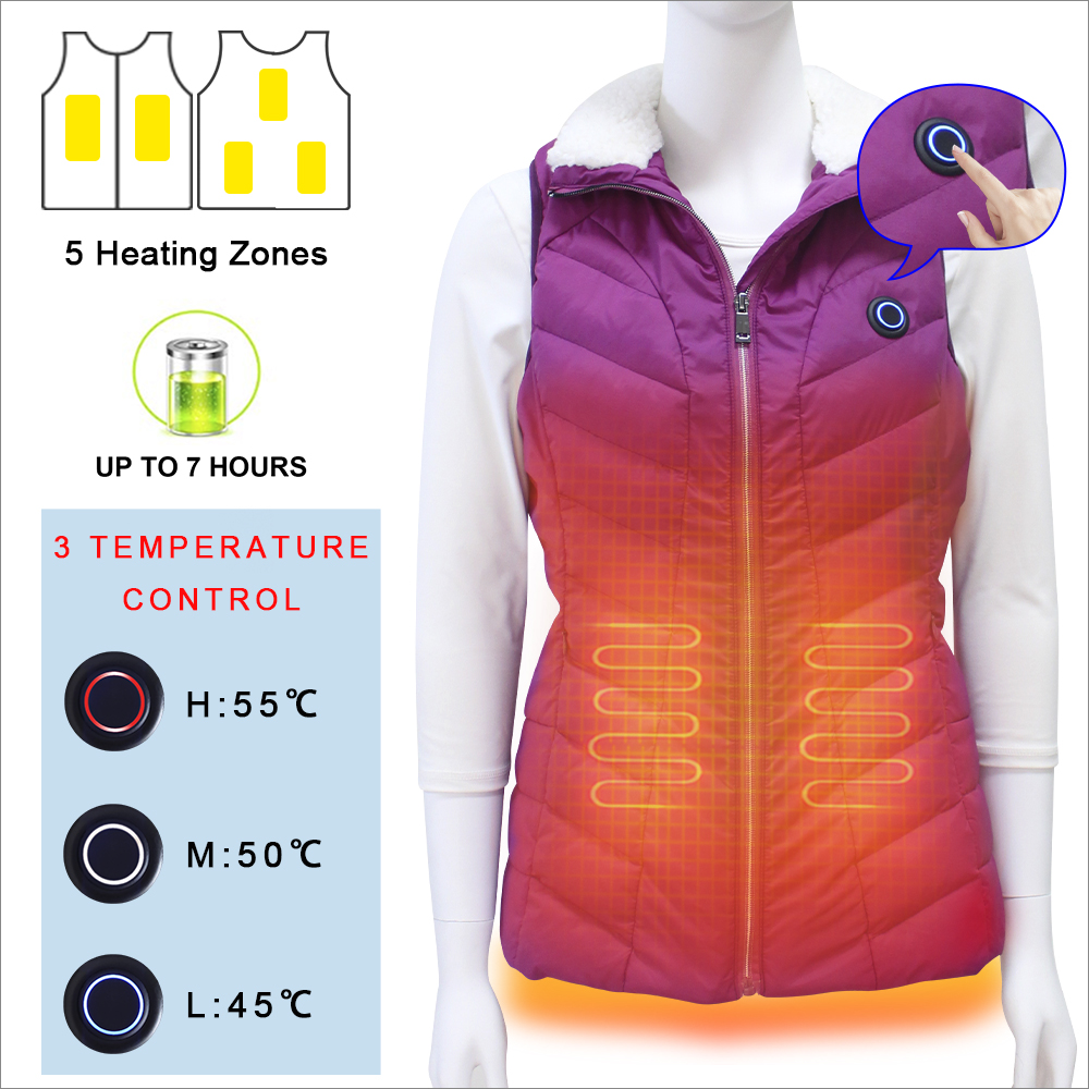 Battery Powered 5V 7.4V Heated Vest