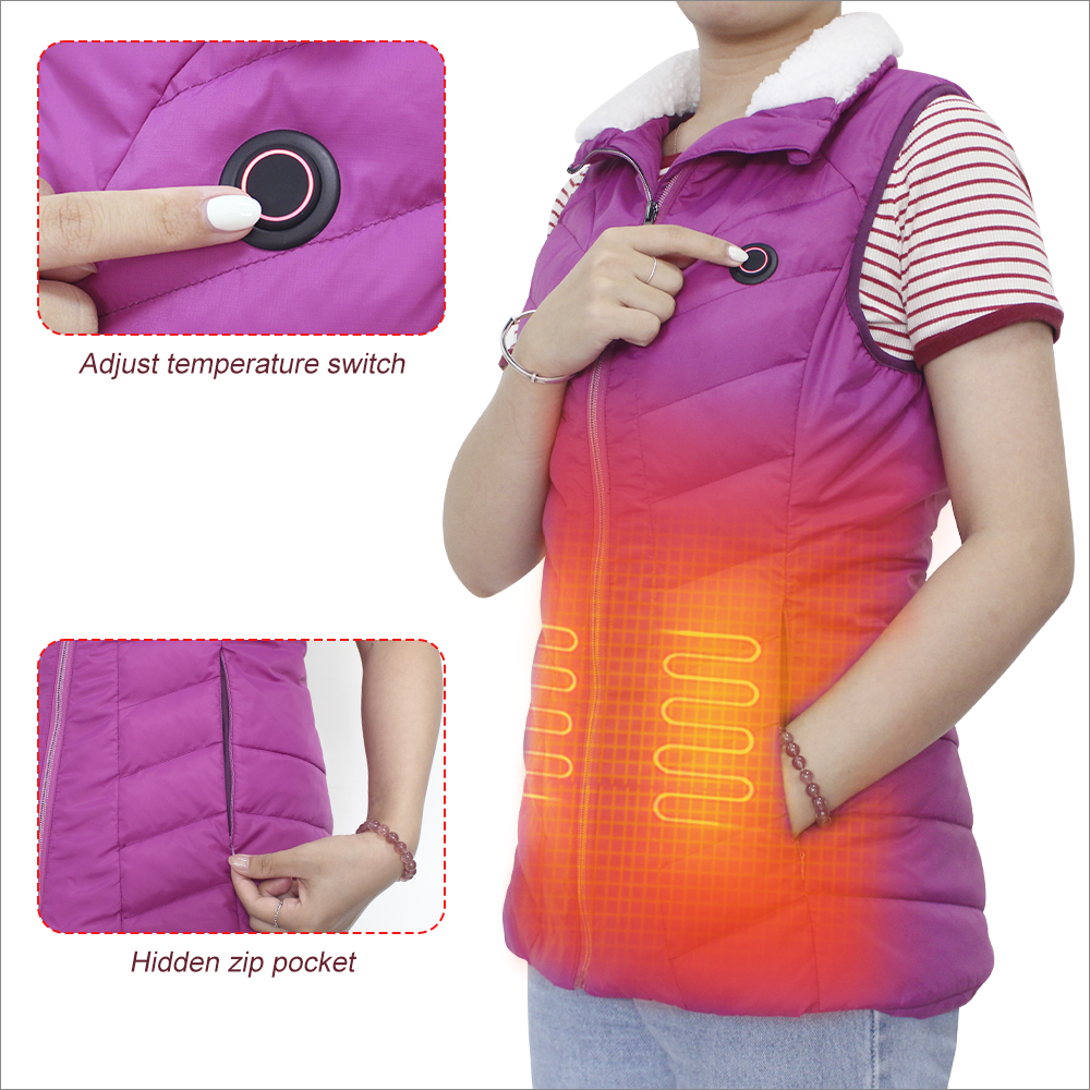 Battery Powered 5V 7.4V Heated Vest