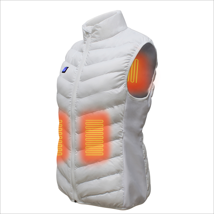 Winter Lightweight USB Rechargeable Battery Thermal Heated Vest for women