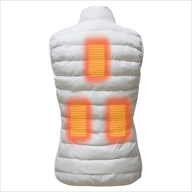 Winter Lightweight USB Rechargeable Battery Thermal Heated Vest for women