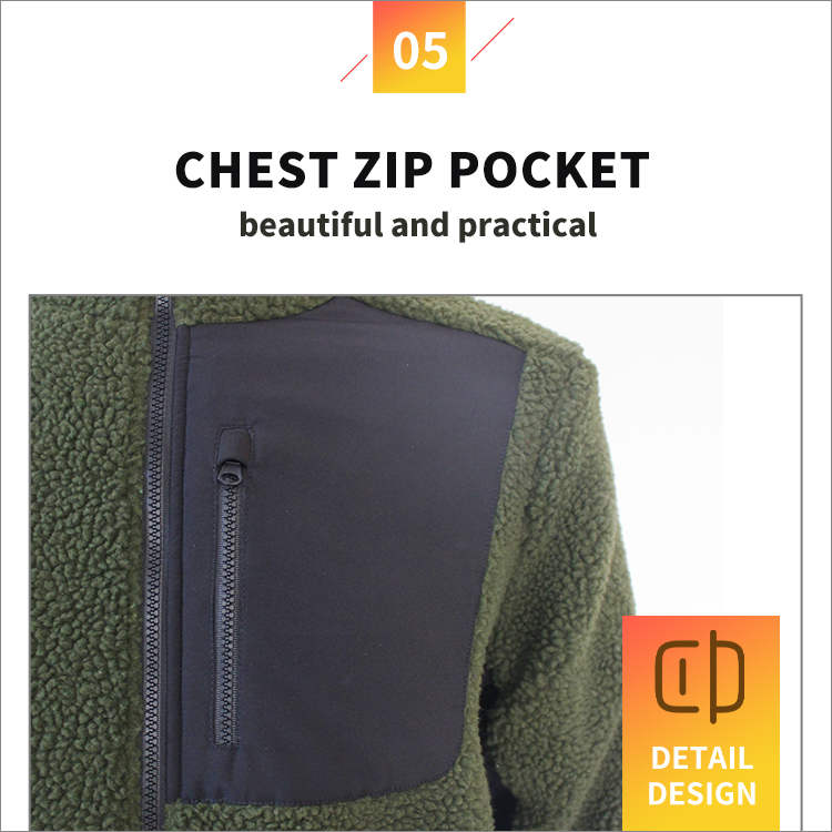 Winter Hunting Sport Heated Berber Fleece Jacket