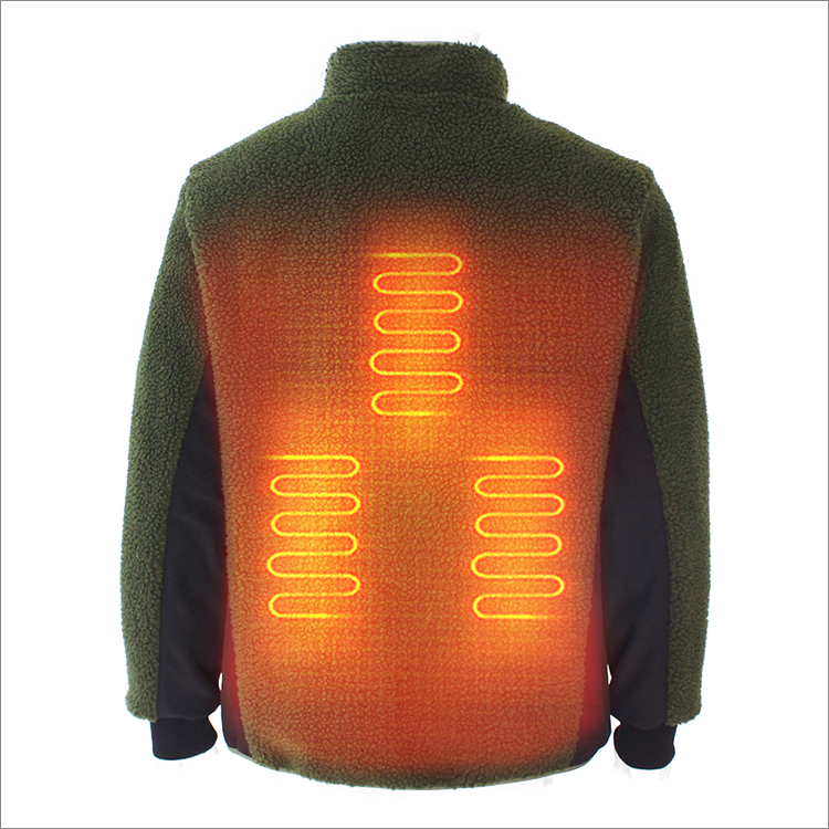 Winter Hunting Sport Heated Berber Fleece Jacket