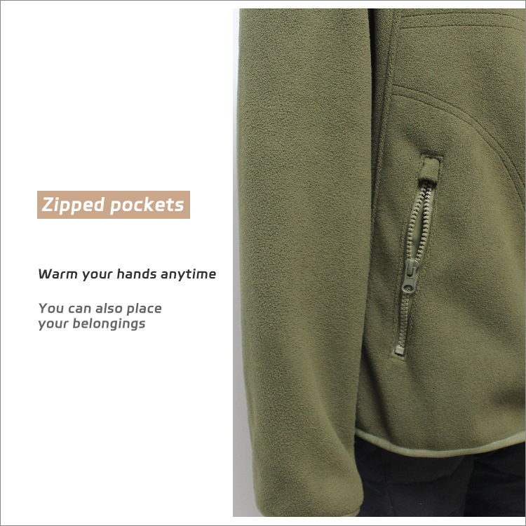 Woman's Classic-Fit Long-Sleeve Full-Zip Polar Soft Heated Fleece Jacket