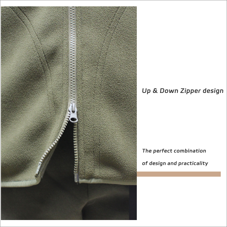 Woman's Classic-Fit Long-Sleeve Full-Zip Polar Soft Heated Fleece Jacket