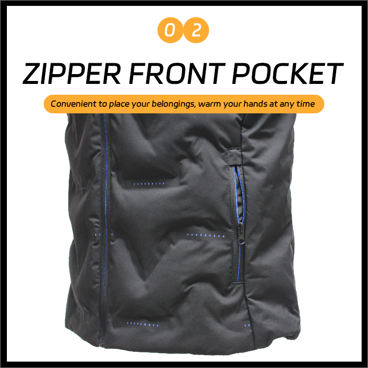 Winter Sailing sport Light Down Heated vest