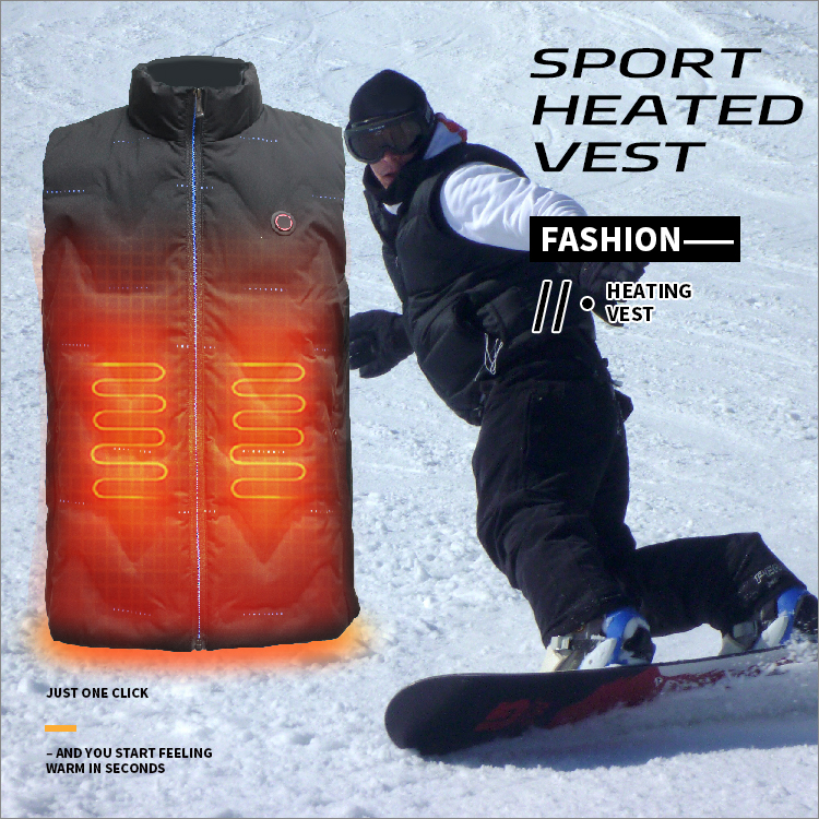 Winter Sailing sport Light Down Heated vest