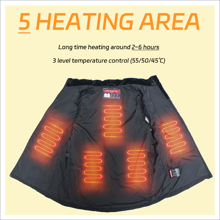 Winter Sailing sport Light Down Heated vest