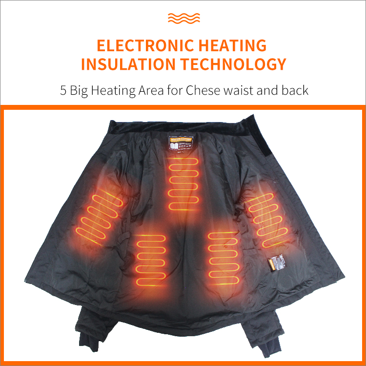 Wholesale Winter Warm Coat Waterproof Hunting Outdoor Heater Jacket