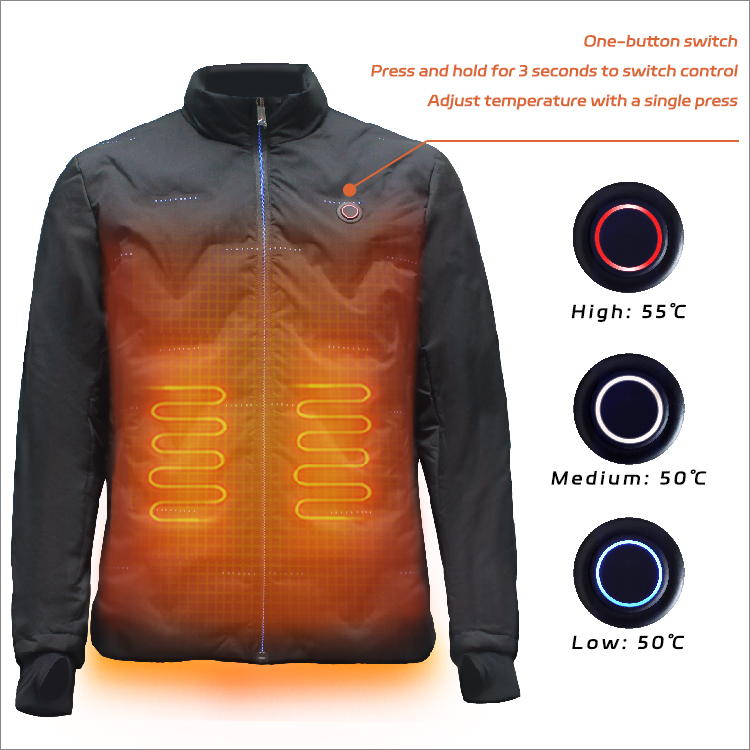 Wholesale Winter Warm Coat Waterproof Hunting Outdoor Heater Jacket