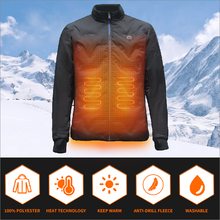 Wholesale Winter Warm Coat Waterproof Hunting Outdoor Heater Jacket